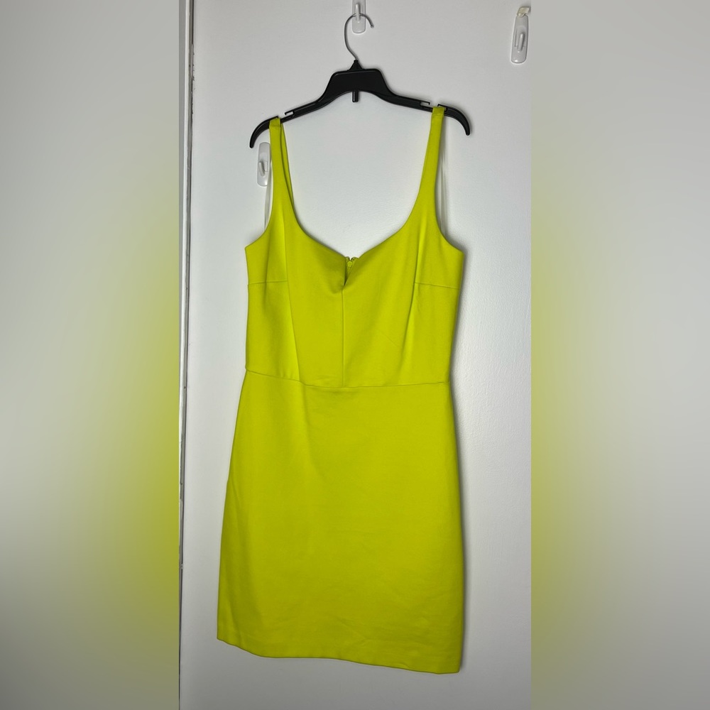 NWOT Bar III Neon Yellow Dress